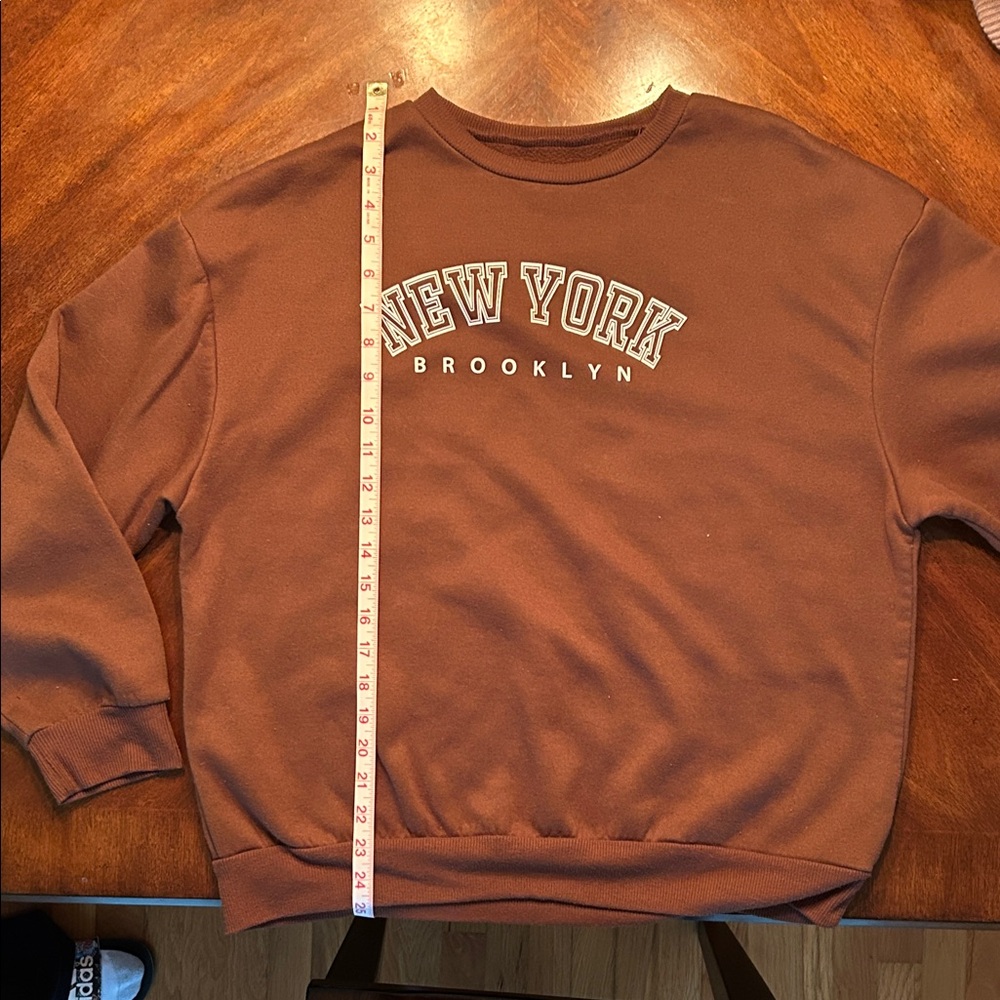 Brown New York Brooklyn Men's Sweater